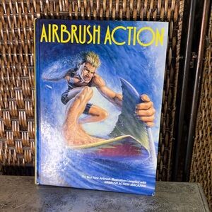 Vintage 1993 Airbrush Action Art Book Hardback